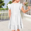 Custom Personalized Winged Sleeve Girls Dress