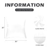 Peach Skin Pillowcase 20"x20" (One Side&Pack of 2)