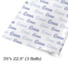 Gift Wrapping Paper 58"x 23" (3 Rolls)(Made in Queen）