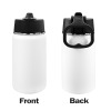 Custom Kids Water Bottle with Straw Lid (12 oz)