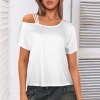 Custom Personalized Women's Cold Shoulder T-Shirt