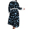 Plus Size Women's Flannel Bathrobe