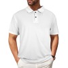 Men's Button Short Sleeve Polo Shirt