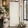 Cotton Linen Tapestry with Satin Ribbons 15x50inch|Ship From USA