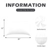 Peach Skin Pillowcase 20"x12" (One Side&Pack of 2)