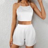 Custom Specialized Women's Tie Back Halter Top & Shorts Set