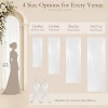Peach Skin Tapestry with Satin Ribbons 24x75inch|Ship From USA