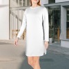 Custom Personalized Women's Casual Long Sleeve Dress