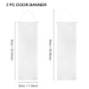 2PCS Hanging Door Banners 30x90cm