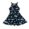 Sleeveless Halter-Neck Dress For Girls