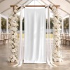 Peach Skin Tapestry with Satin Ribbons 24x75inch|Ship From USA