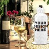 Custom Wine Bottle Bag with Drawstring