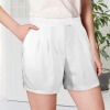 Custom Individualized Women's Button Zipper Side Pockets High Waist Shorts