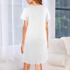 Custom Individualized Women's Round Neck Pleated Pocket Nightdresses