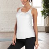 Custom Personalized Women's Double Shoulder Straps Racerback Sports Tank Tops