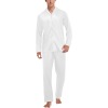 All Over Print Men's V-Neck Long Pajama Set