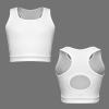 Girl's Cut-Out Back Active Sports Tank Top