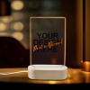 Custom Acrylic Plaque With Light Base