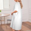 Custom Individualized Women's Short Sleeve Button Nightdresses