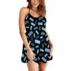Backless Lace-Up Dress