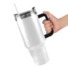Custom 40oz Tumbler with Black Handle