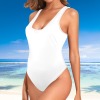 All-Over Print Women's Backless Tank One-Piece Swimsuit
