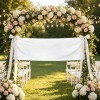 Peach Skin Tapestry with Satin Ribbons 40x12inch|Ship From USA