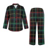 CCAPS034男V领带扣长袖长裤睡衣 Sets 02 大码