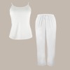 Custom Specialized Women's Cami Top & Long Pants Pocket Pajama Sets