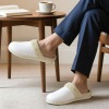 Custom Men's Fur Trim Thick-Sole Indoor Slippers