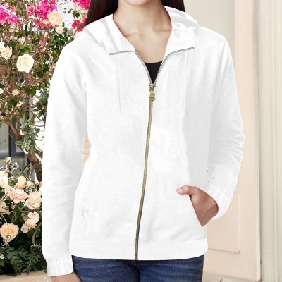 All-Over Print Women's Full Zip Hoodie with Pockets