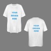 Custom Personalized Women's Round Neck Loose T-Shirts