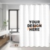 Custom Waterproof Shower Curtain(72"x84")