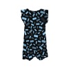 Round-Neck Ruffle-Hem Dress