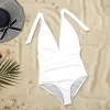 All-Over Print Women's Tie-Back Backless One-Piece Swimsuit