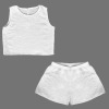 Custom Personalized Girls Sleeveless Tank Top & Shorts Set