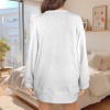 Custom Personalized Women's Fuzzy Long Sleeve Pocket Nightdress