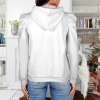 Custom Specialized Women's Pleated Puff Sleeve Hooded Fleece Sweatshirt