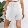 Custom Individualized Women's High Waist Ruffled Shorts