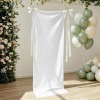Peach Skin Tapestry with Satin Ribbons 20x63inch|Ship From USA