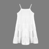 Custom Specialized Women's Spaghetti Strap Tiered Girls Dress