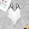 Custom Personalized Women's V-Neck One Piece Swimsuit