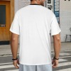 Men's All Over Print Ribbed Collar T-Shirt|Ship From USA