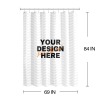 Custom Waterproof Shower Curtain(69"x84")