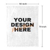 Custom Soft Fleece Blanket(54"x70")