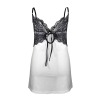 All-Over Print Women's Lace Trim Spaghetti Strap Nightdress