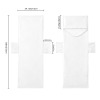 Beach Chair Towel Cover with Side Pockets