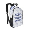 Custom Unisex Casual Backpack with Side Mesh Pockets