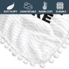 Custom Throw Blanket with Pompom Fringe(30"x40")