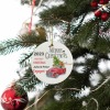 Custom Round Ceramic Ornament
